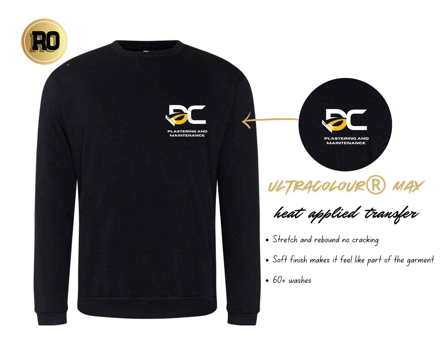 D COX Plastering & Maintenance Sweatshirt