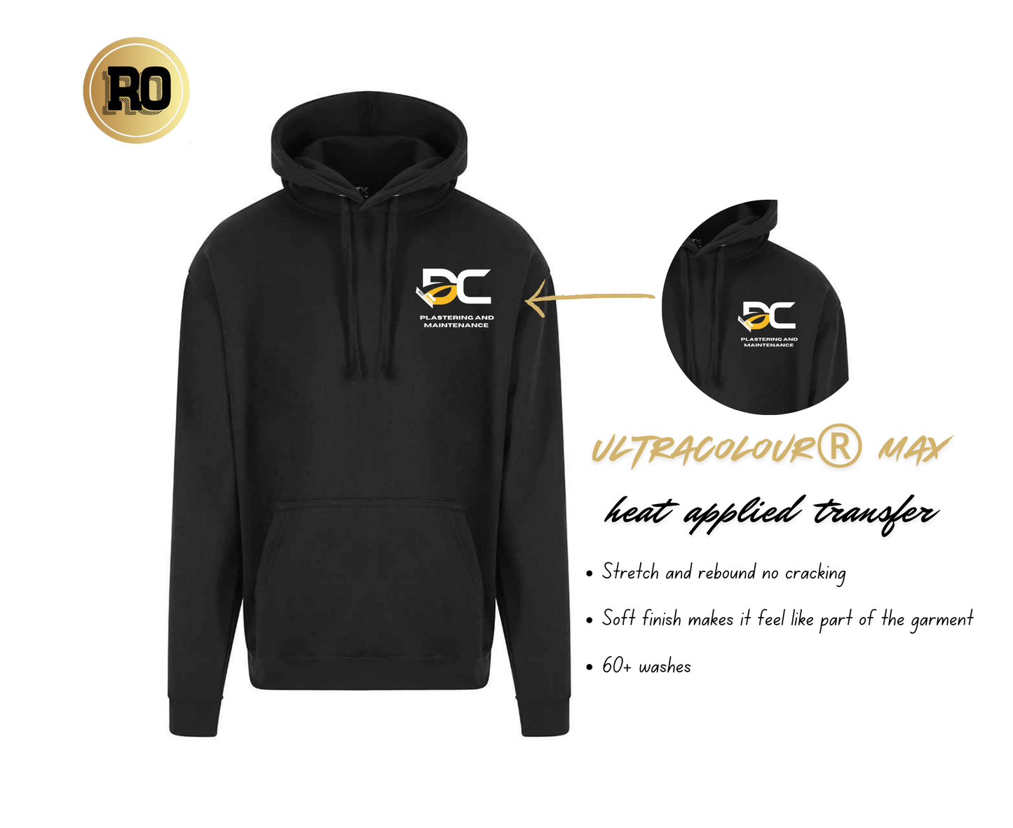 D COX Plastering & Maintenance Hoodie
