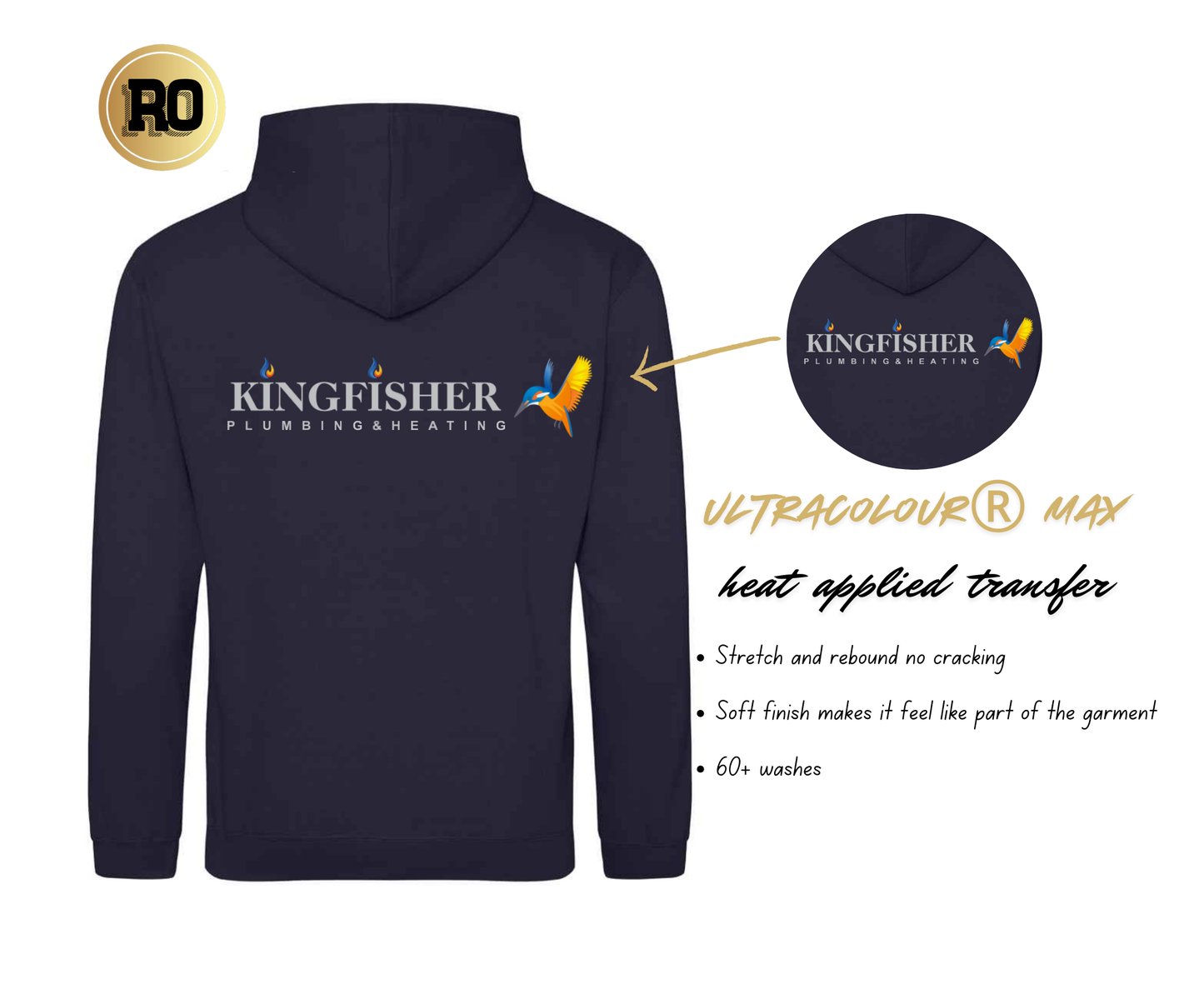 Kingfisher Plumbing & Heating Hoodie