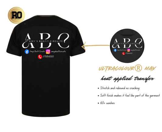 Amy's Boxfit Circuits Official Team T-Shirt - ABC Branded Gym Apparel