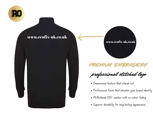 Eco Fix UK Zip Neck Sweater