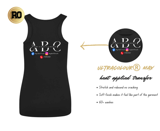 Amy's Boxfit Circuits Official Ladies Vest - ABC Branded Gym Apparel