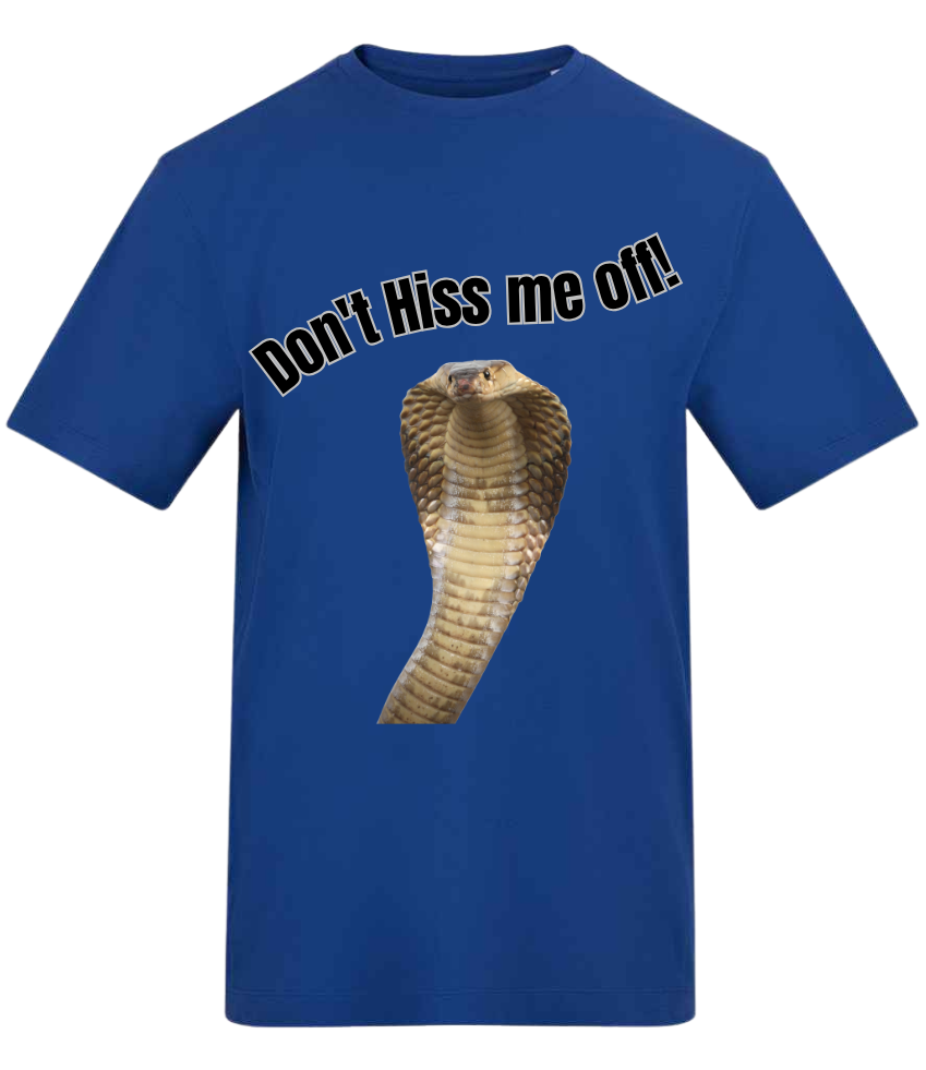 Official Bristol Reptile Encounters “Don’t Hiss Me Off!” Cobra T-Shirt (Adults)
