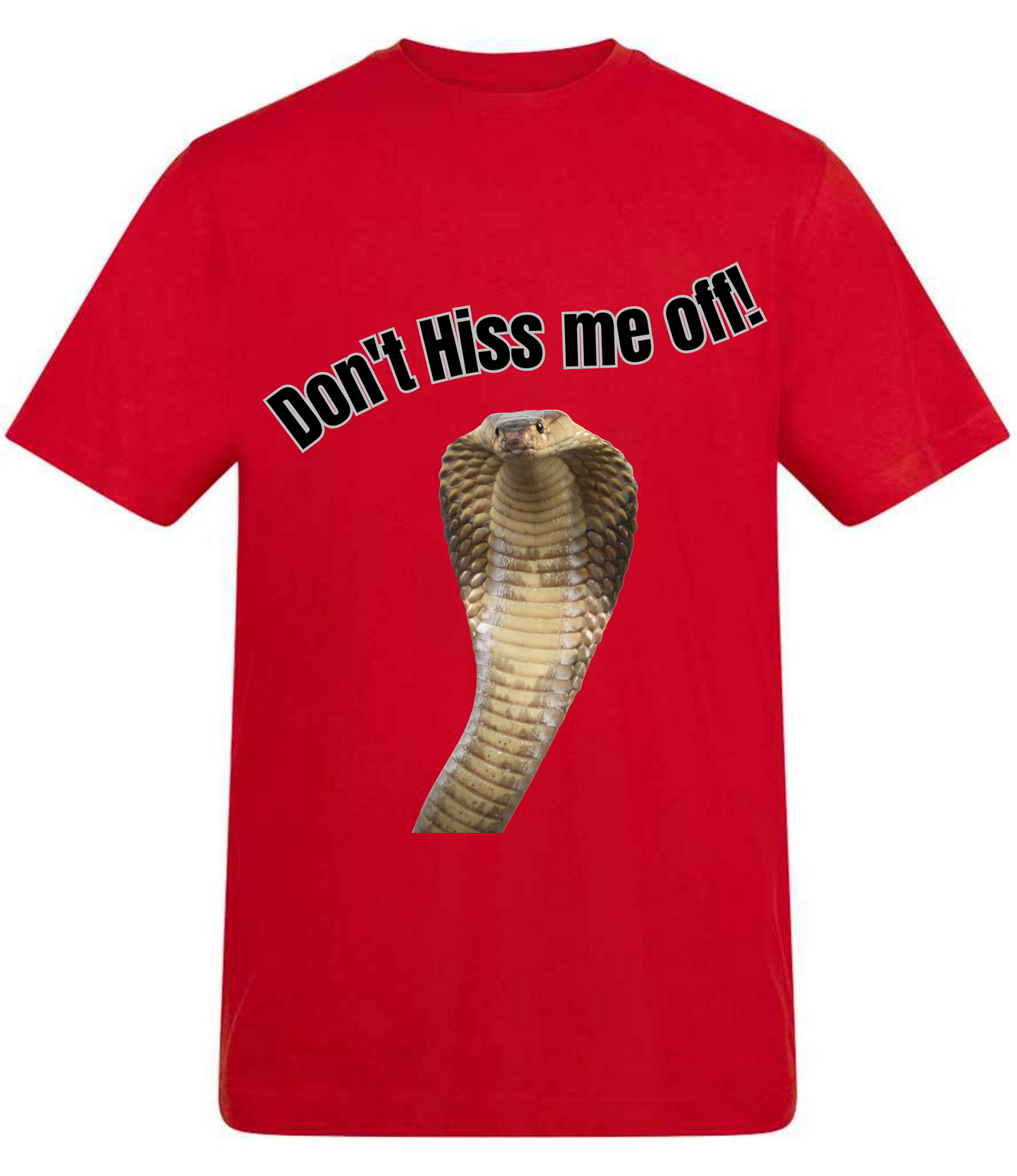 Official Bristol Reptile Encounters “Don’t Hiss Me Off!” Cobra T-Shirt (Adults)