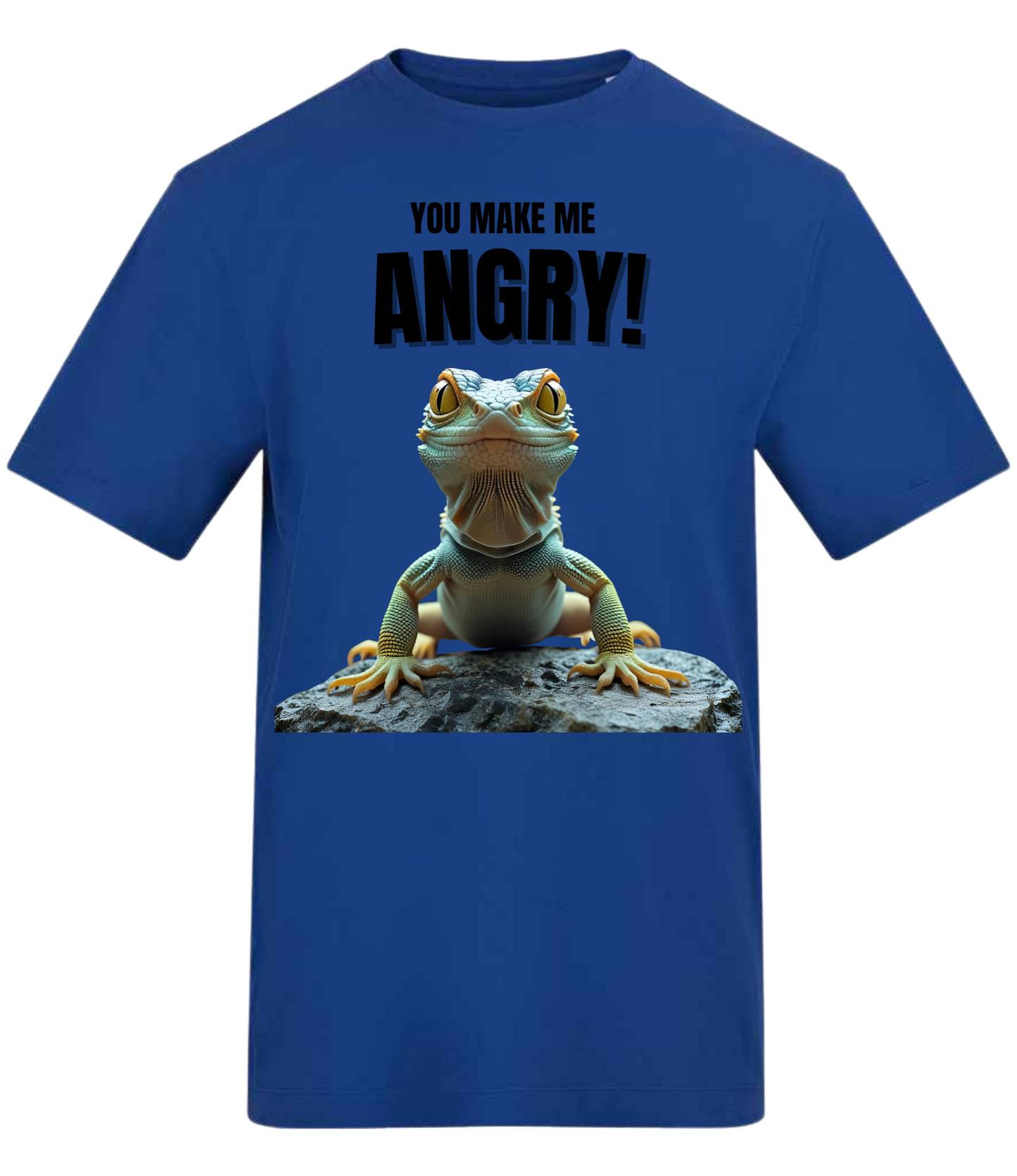 Official Bristol Reptile Encounters “You Make Me ANGRY!” Gecko T-Shirt (Kids & Adults)