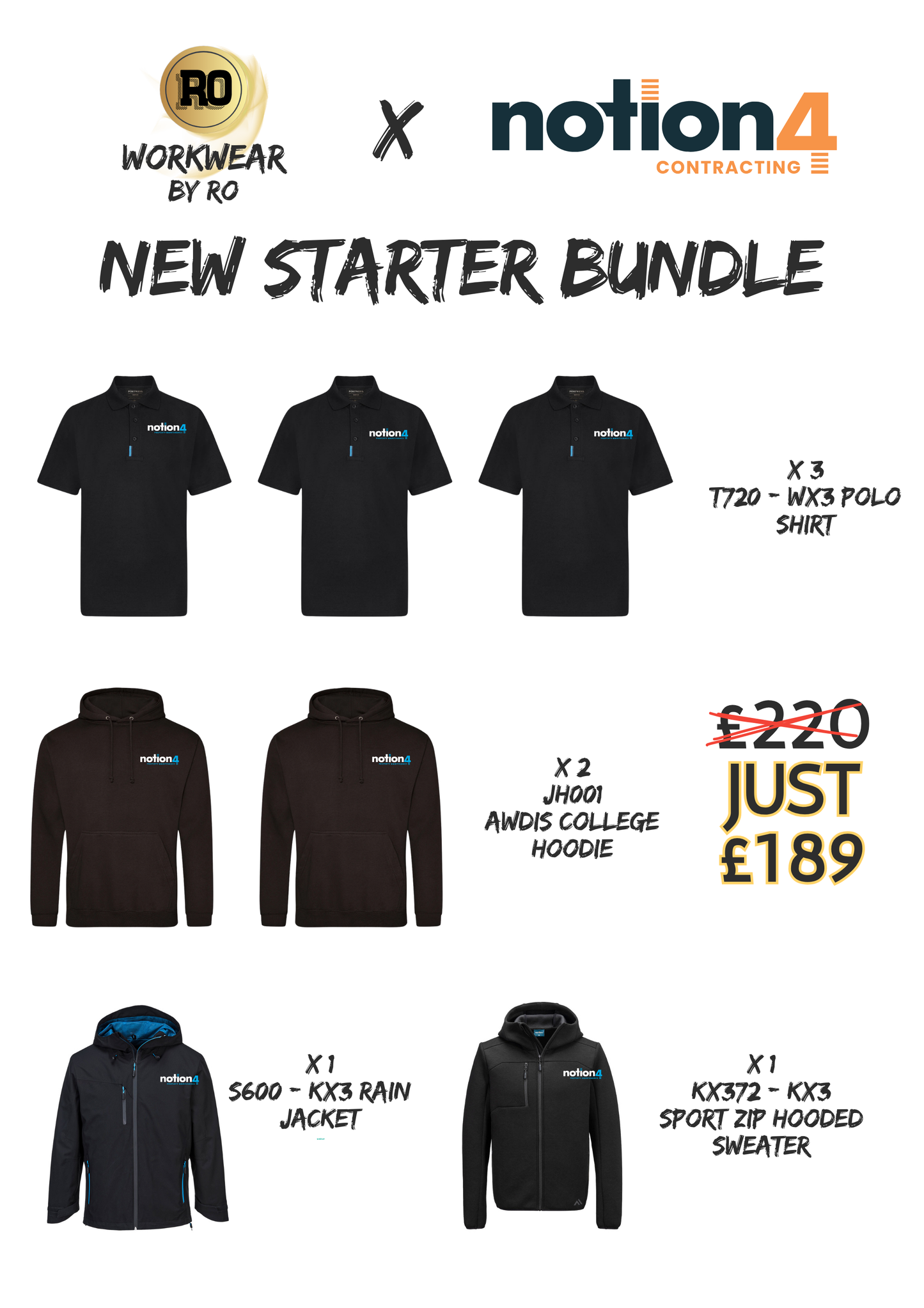 Notion4 Contracting New Starter Bundle