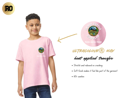 Official Bristol Reptile Encounters 'Expert Reptile Handler' Kids T-Shirt - Personalised
