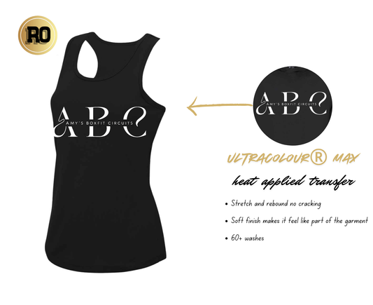 Amy's Boxfit Circuits Official Ladies Vest - ABC Branded Gym Apparel
