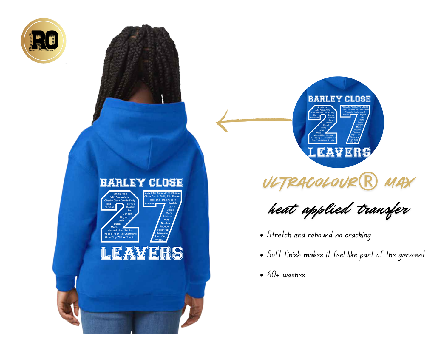 Barley Close Leavers Hoodie 2027 – Official School Leavers Hoodie