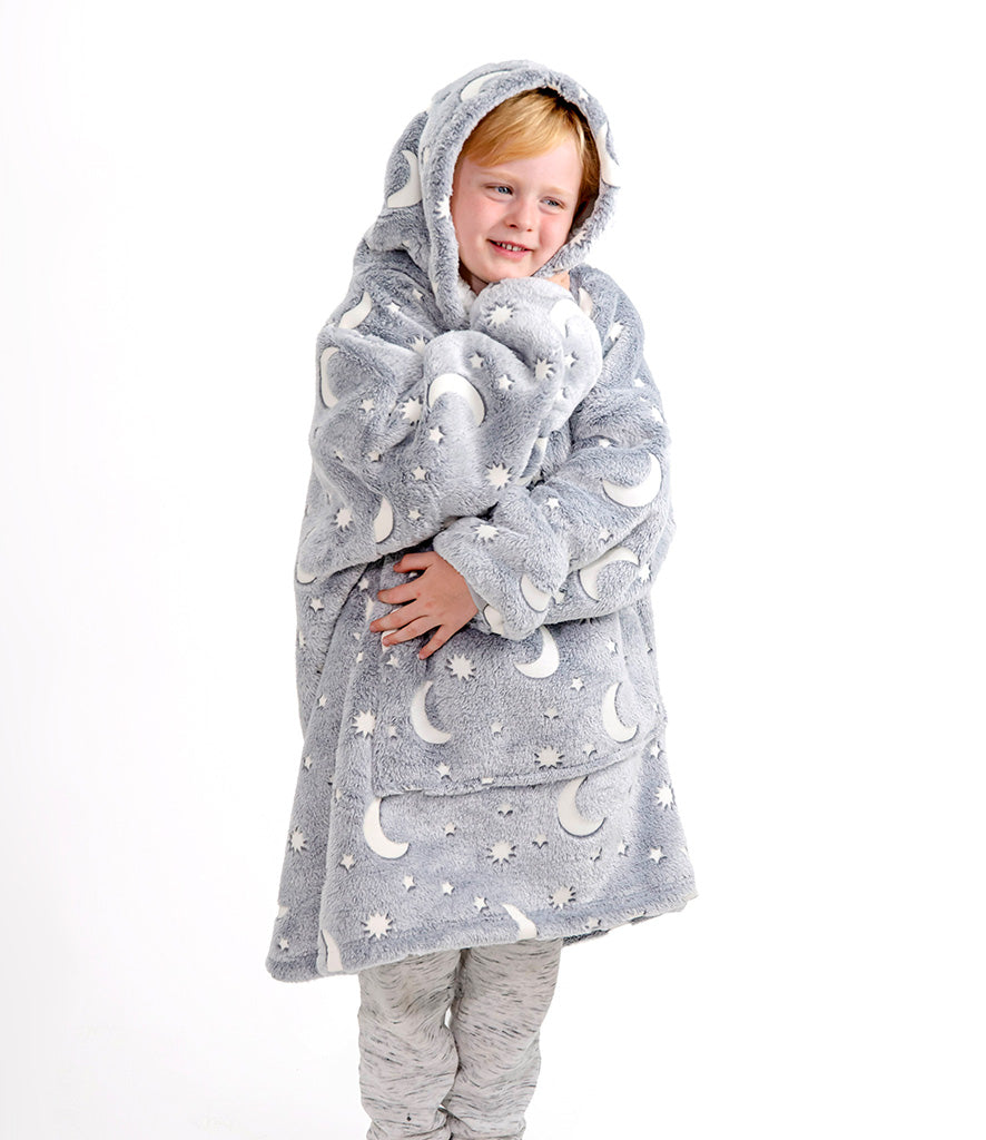 Kids Oversized Hooded Blanket