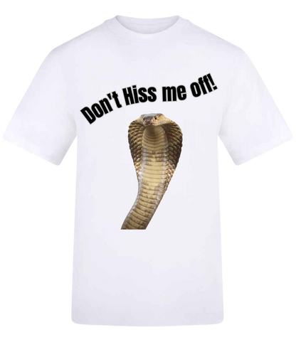 Official Bristol Reptile Encounters “Don’t Hiss Me Off!” Cobra T-Shirt (Adults)