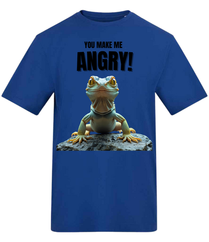 Official Bristol Reptile Encounters “You Make Me ANGRY!” Gecko T-Shirt (Kids & Adults)