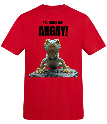 Official Bristol Reptile Encounters “You Make Me ANGRY!” Gecko T-Shirt (Kids & Adults)