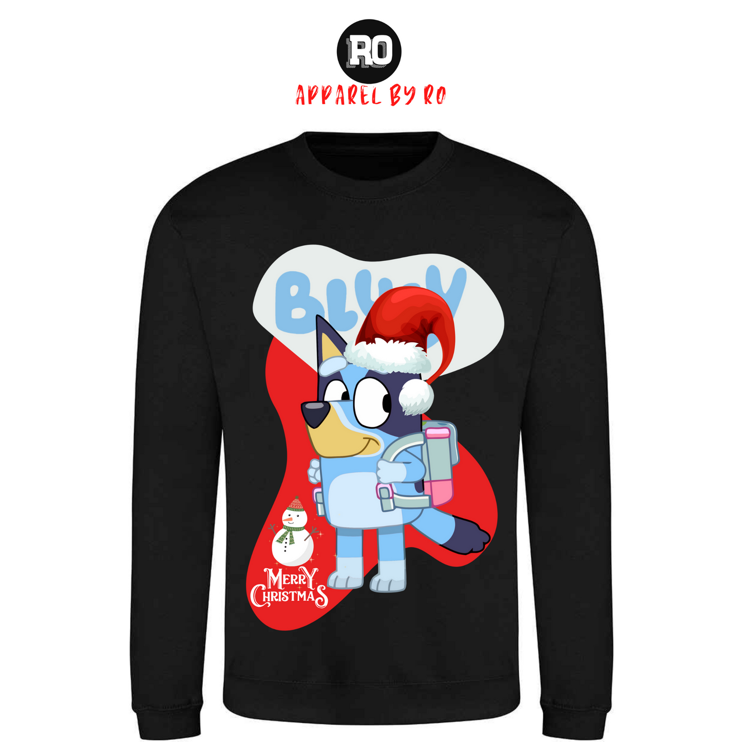 Kids' "Merry Bluey Christmas" Christmas Jumper