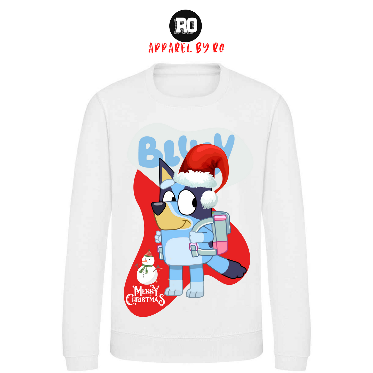 Kids' "Merry Bluey Christmas" Christmas Jumper