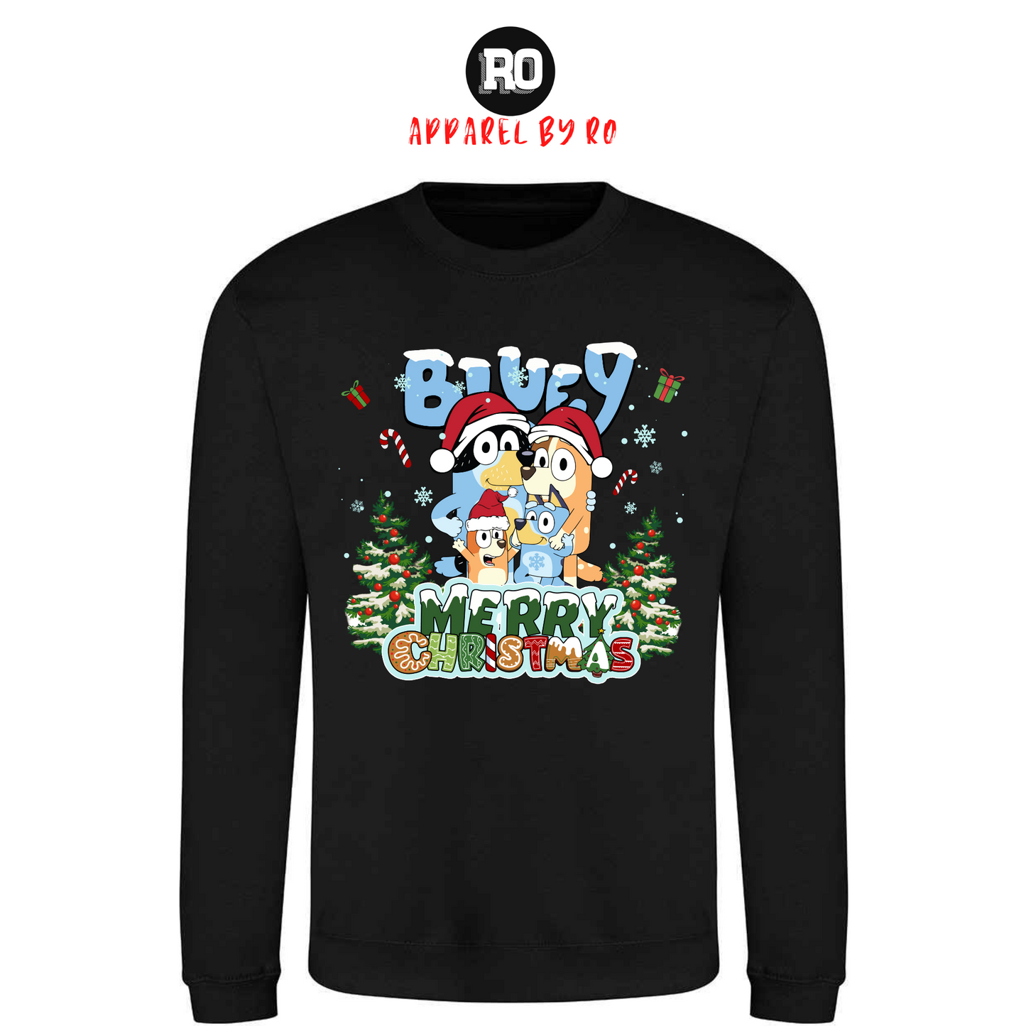 Kids' "Bluey's Christmas Selfie" Christmas Jumper