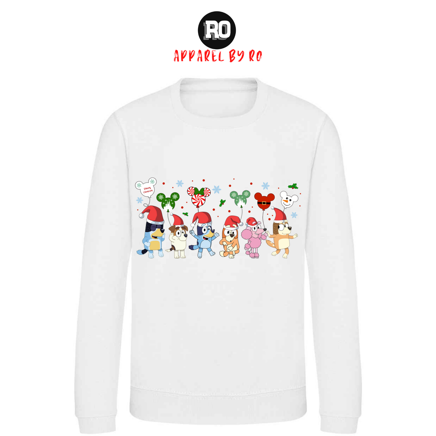 Kids' "Bluey's Disney Christmas Parade" Christmas Jumper