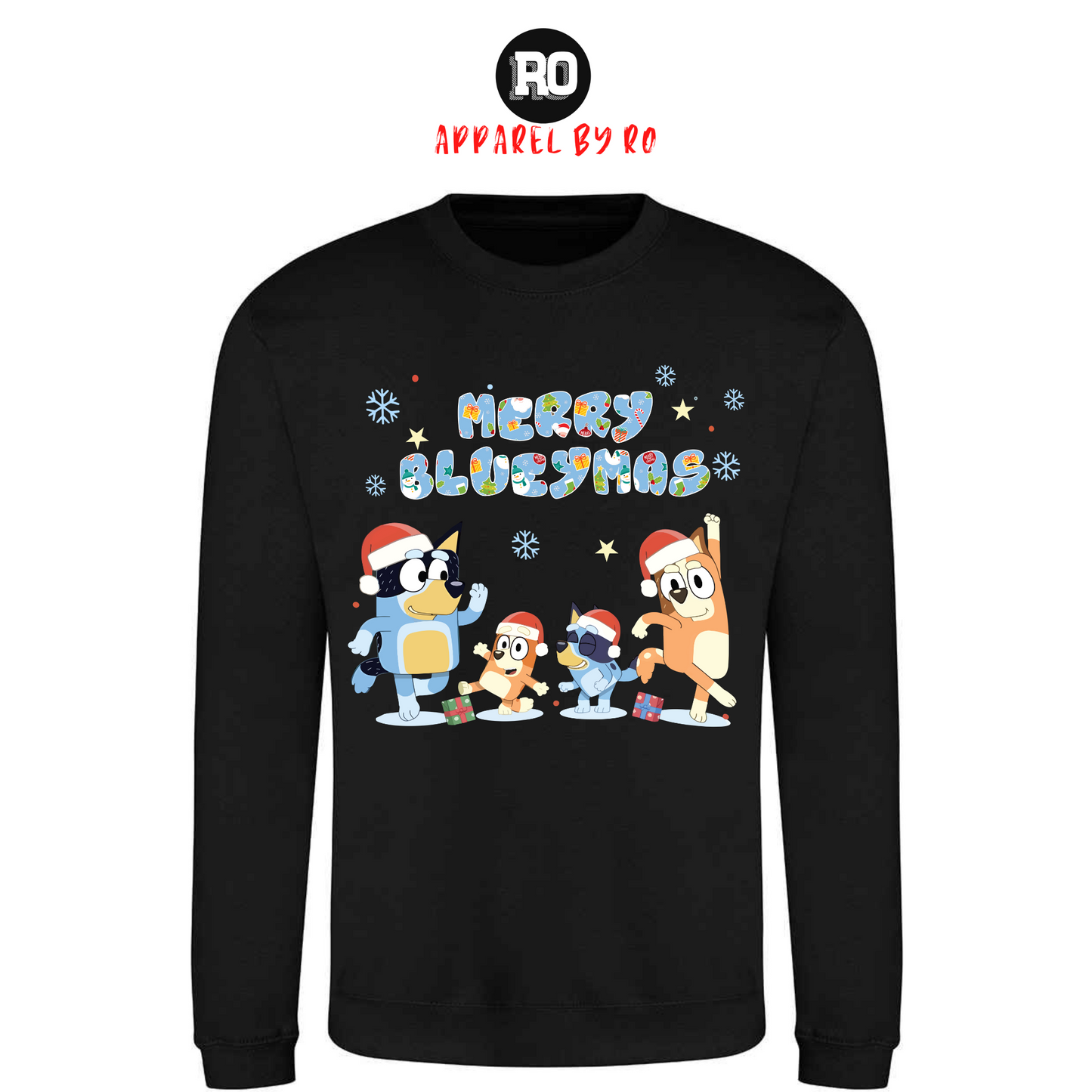 Kids' "Merry Bluey-mas" Christmas Jumper