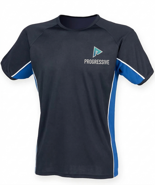 Progressive Staffordshire Performance Panel T-Shirt (Embroidered Logo)