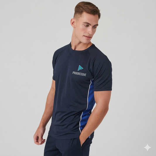 Progressive Staffordshire Performance Panel T-Shirt (Embroidered Logo)