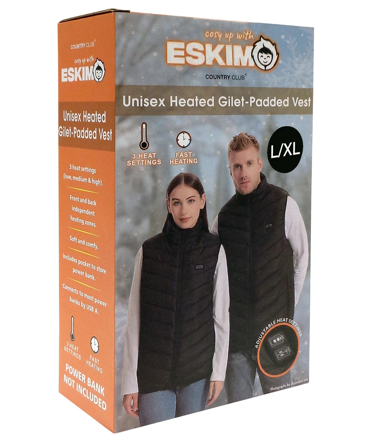 Eskimo Unisex Heated Padded Gilet