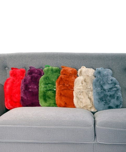 Super Luxury Faux Fur Hot Water Bottle and Cover