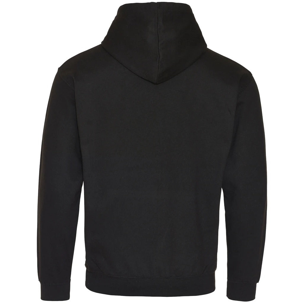 Back view of the West Wick FC hoodie