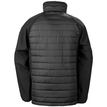 Back view of the West Wick FC padded jacket