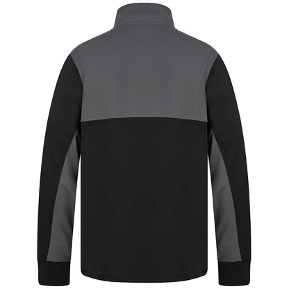 Back view of the West Wick FC quarter zip