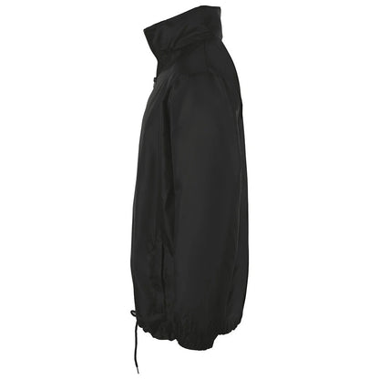 Side view of the West Wick FC rain jacket