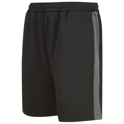 Angled view of the West Wick FC training shorts