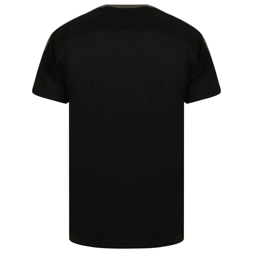 Back view of the West Wick FC training tee